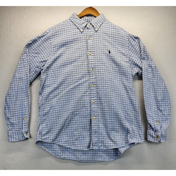 Ralph Lauren Other - Ralph Lauren Shirt Adult XL Classic Fit Blue Flannel Checkered Button Down Mens